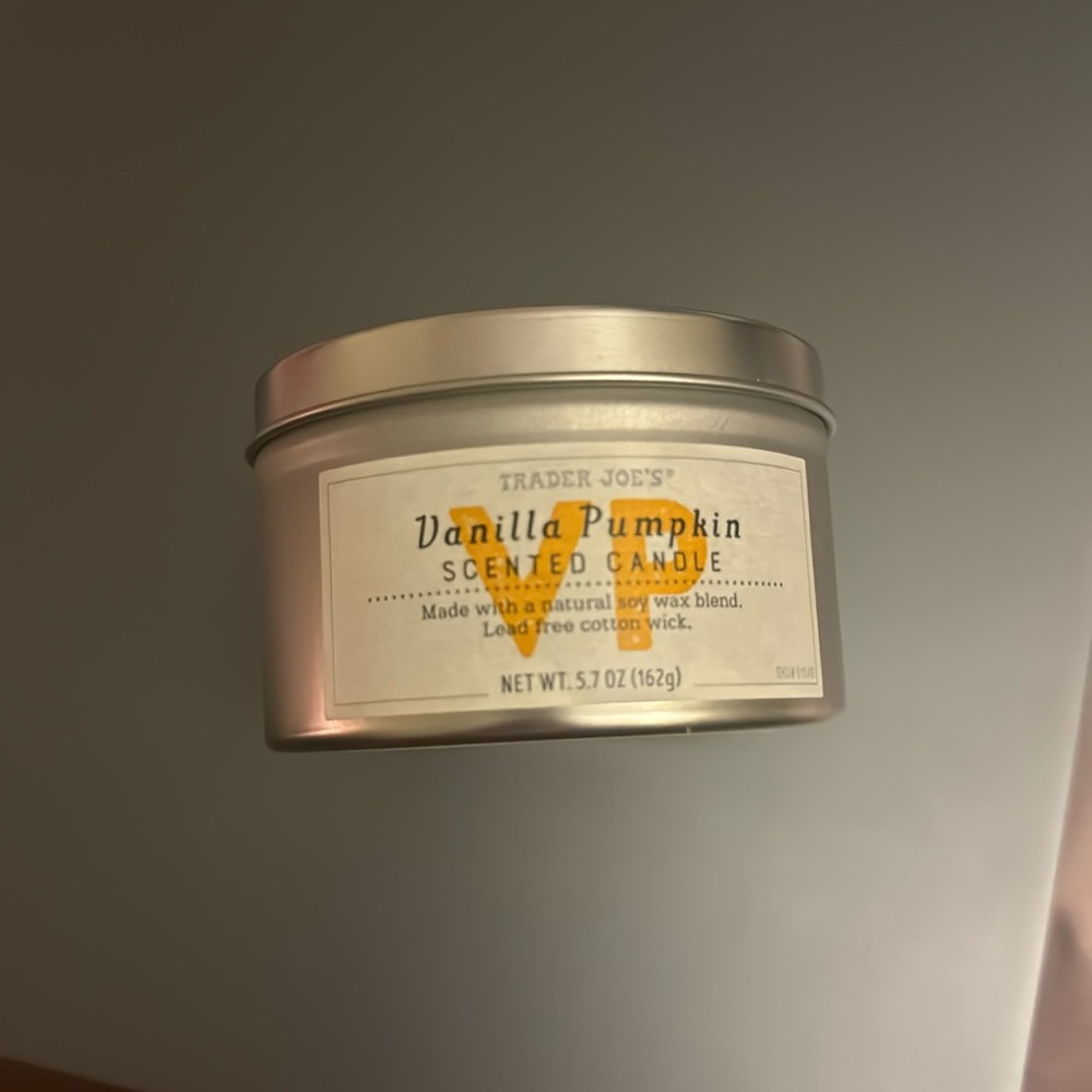 Trader Joe’s Vanilla Pumpkin Candle